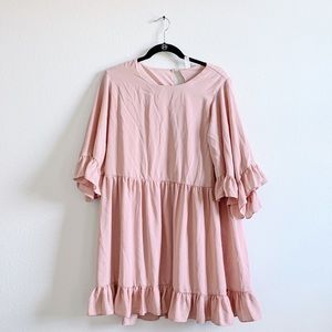 Ruffle Pink Dress